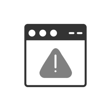 Web tarayıcı simgesi, vektör illüstrasyon tasarımı