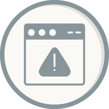 Web tarayıcı simgesi, vektör illüstrasyon tasarımı