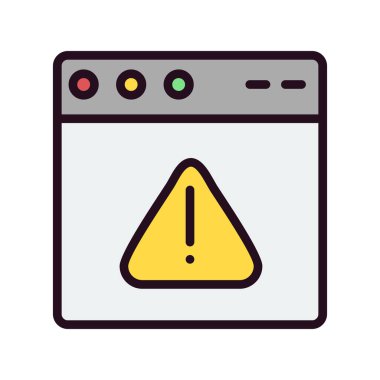 Web tarayıcı simgesi, vektör illüstrasyon tasarımı