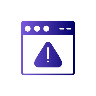 Web tarayıcı simgesi, vektör illüstrasyon tasarımı