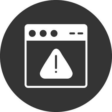 Web tarayıcı simgesi, vektör illüstrasyon tasarımı