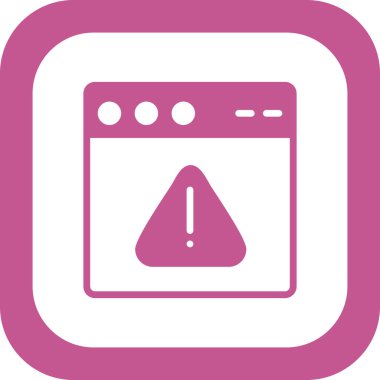 Web tarayıcı simgesi, vektör illüstrasyon tasarımı