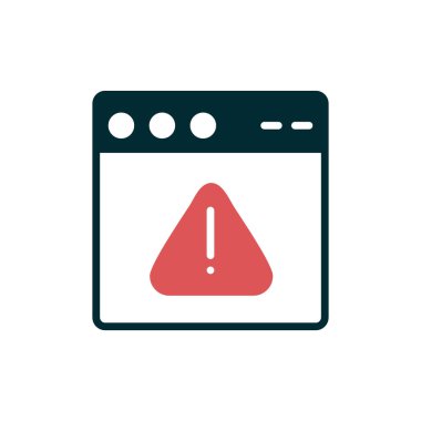 Web tarayıcı simgesi, vektör illüstrasyon tasarımı