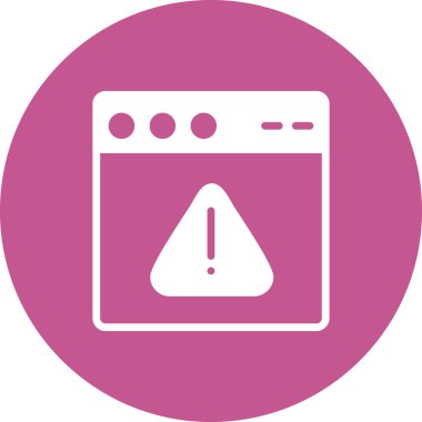 Web tarayıcı simgesi, vektör illüstrasyon tasarımı