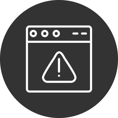 Web tarayıcı simgesi, vektör illüstrasyon tasarımı