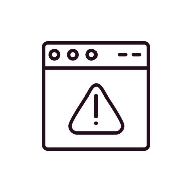 Web tarayıcı simgesi, vektör illüstrasyon tasarımı