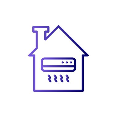 Klima basit simgesi, vektör çizim