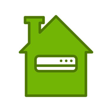 Klima basit simgesi, vektör çizim