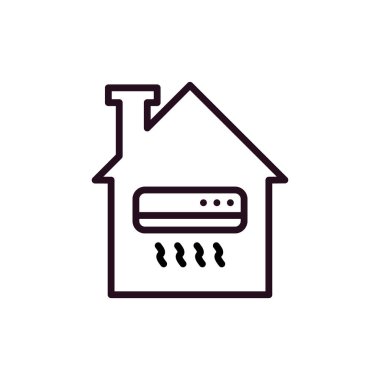 Klima basit simgesi, vektör çizim