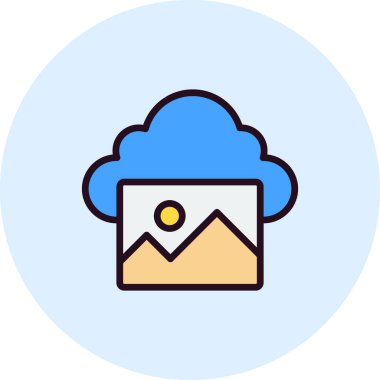 Fotoğraf basit simgesi, vektör illüstrasyonu