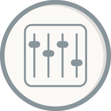 Ayarlama simgesi, vektör illüstrasyonu