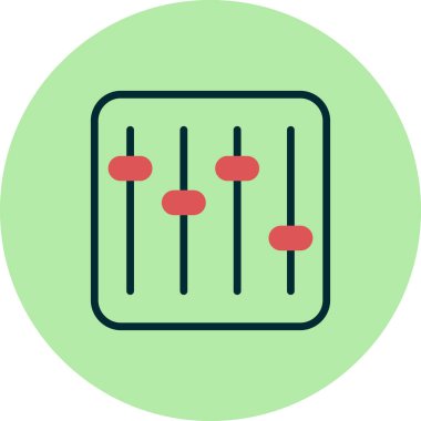 Ayarlama simgesi, vektör illüstrasyonu