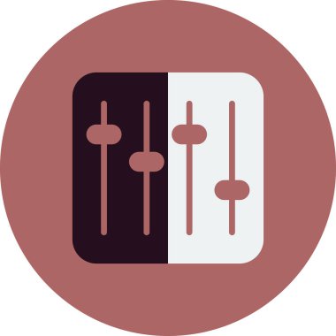 Ayarlama simgesi, vektör illüstrasyonu