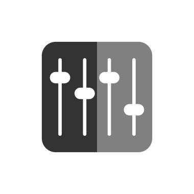 Ayarlama simgesi, vektör illüstrasyonu