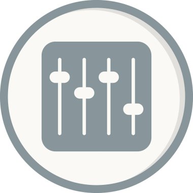 Ayarlama simgesi, vektör illüstrasyonu