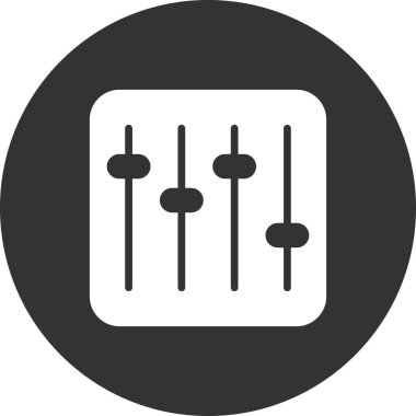 Ayarlama simgesi, vektör illüstrasyonu