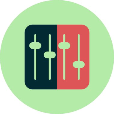 Ayarlama simgesi, vektör illüstrasyonu