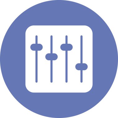 Ayarlama simgesi, vektör illüstrasyonu