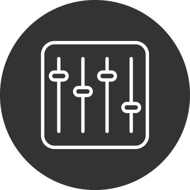 Ayarlama simgesi, vektör illüstrasyonu