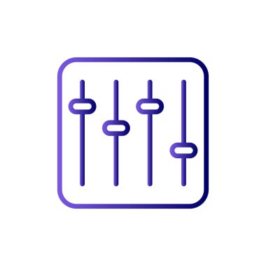 Ayarlama simgesi, vektör illüstrasyonu