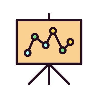 analiz simgesi, vektör illüstrasyonu