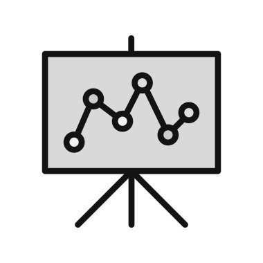 analiz simgesi, vektör illüstrasyonu