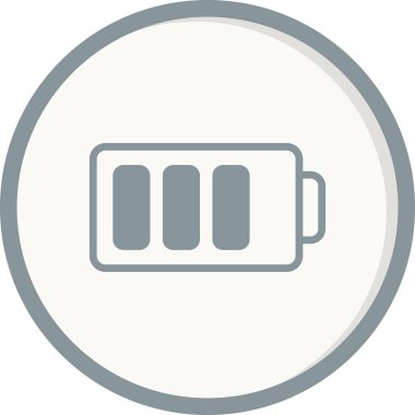 pil simgesi, vektör illüstrasyonu