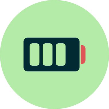 pil simgesi, vektör illüstrasyonu