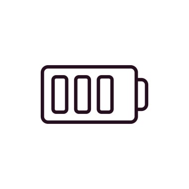 pil simgesi, vektör illüstrasyonu