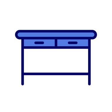 Web ve mobil uygulama tasarımınız için masa simgesi vektörü