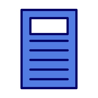 Belge. Web simgesi basit tasarım