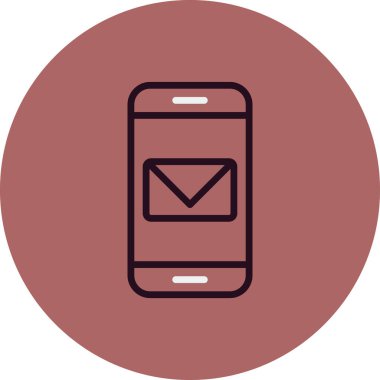 e- posta simgesi, vektör illüstrasyonu