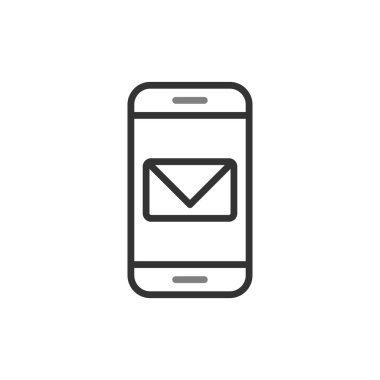 e- posta simgesi, vektör illüstrasyonu