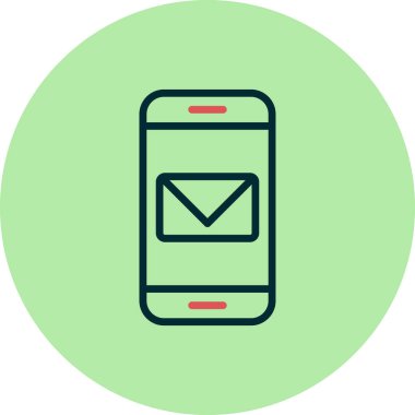 e- posta simgesi, vektör illüstrasyonu