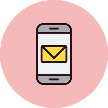 e- posta simgesi, vektör illüstrasyonu