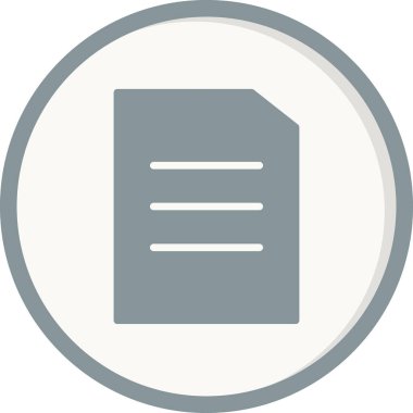 Dosya simgesi, vektör illüstrasyon tasarımı