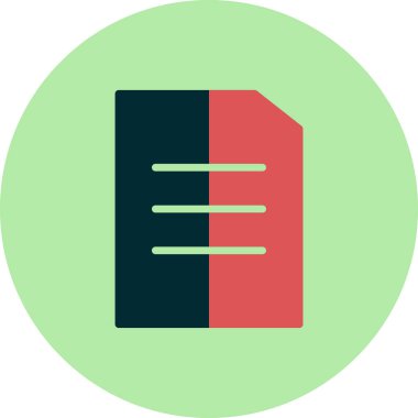 Dosya simgesi, vektör illüstrasyon tasarımı