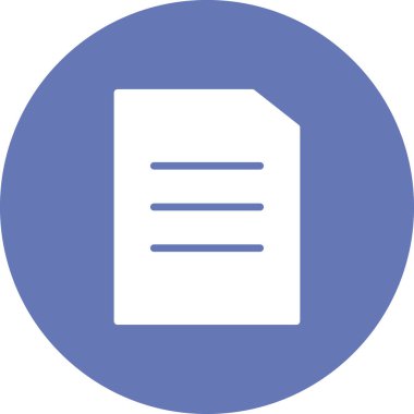 Dosya simgesi, vektör illüstrasyon tasarımı