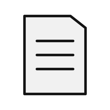 Dosya simgesi, vektör illüstrasyon tasarımı