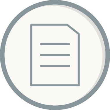 Dosya simgesi, vektör illüstrasyon tasarımı