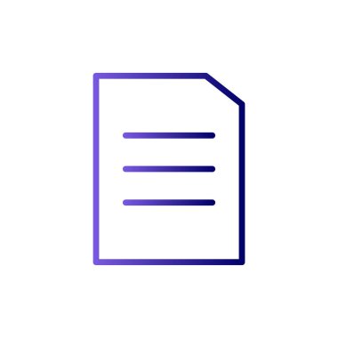 Dosya simgesi, vektör illüstrasyon tasarımı