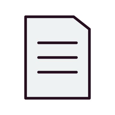 Dosya simgesi, vektör illüstrasyon tasarımı