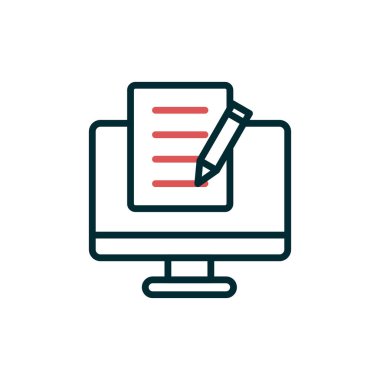 Notlar, basit vektör illüstrasyon tasarımı