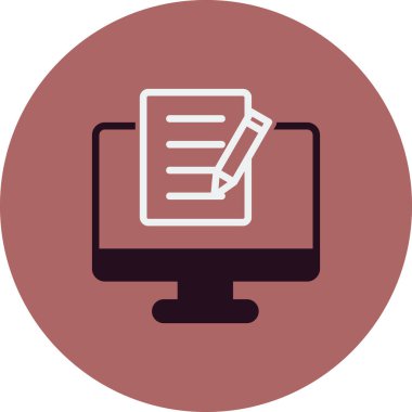 Notlar, basit vektör illüstrasyon tasarımı