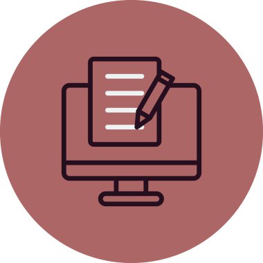 Notlar, basit vektör illüstrasyon tasarımı