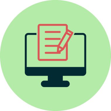 Notlar, basit vektör illüstrasyon tasarımı