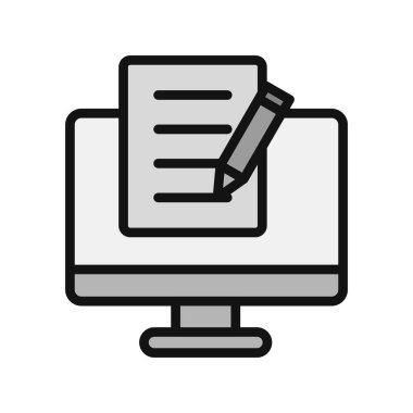 Notlar, basit vektör illüstrasyon tasarımı