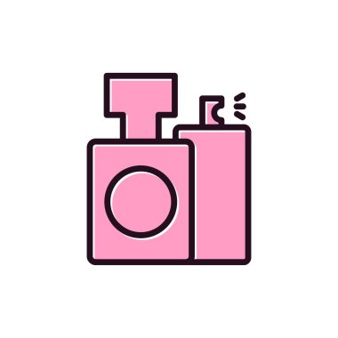 Parfüm basit simgesi, vektör çizim