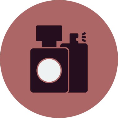 Parfüm basit simgesi, vektör çizim