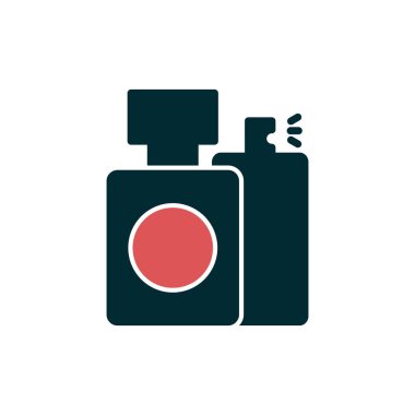 Parfüm basit simgesi, vektör çizim